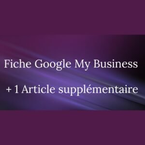 Ajout d’un article optimisé supplémentaire