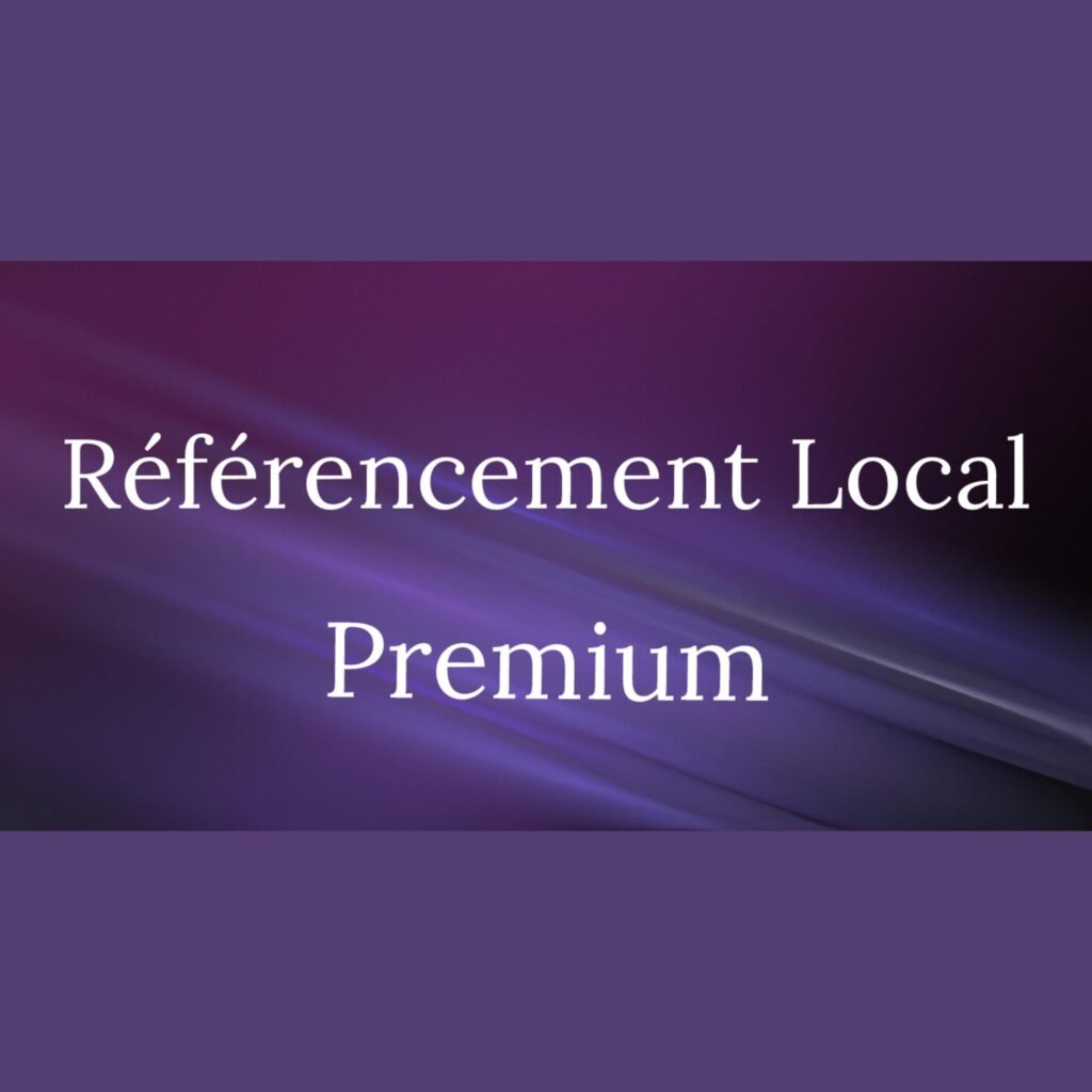 Référencement local Premium de la fiche Google My Business