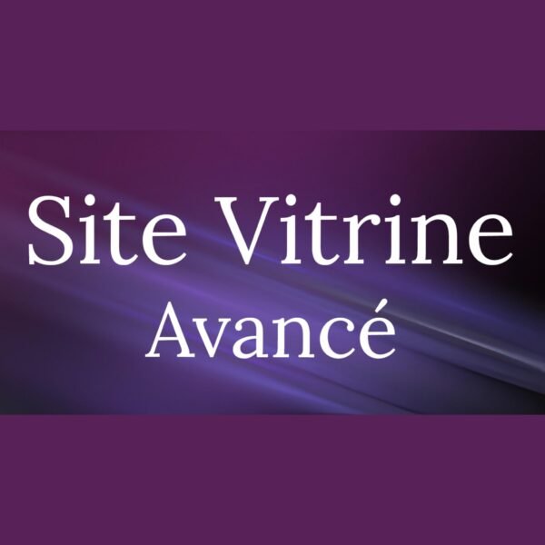Site vitrine Avancé